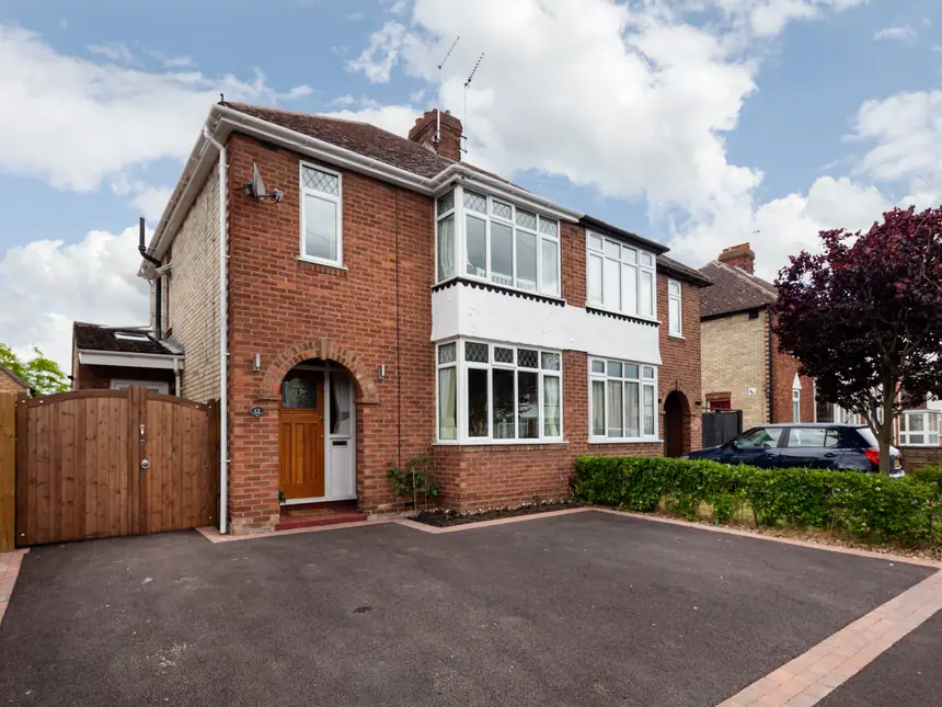 A newly surfaced driveway at a detached house